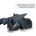 thumbnail image 2 of Blade Knife Sharpener - Keep Knife Sharper with the Best Knife Sharpener - Fun Kitchen Gadgets BPA-free & Dishwasher-Safe Kitchen Knife Sharpener - Compact, 2 of 7