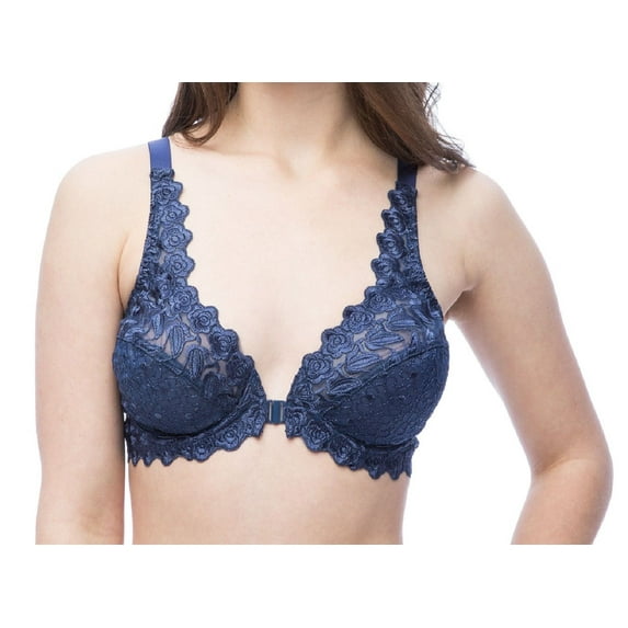 Valmont Front Close Lace Cup Underwire Bra - 8323
