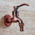 thumbnail image 4 of GROWTH TANK Robinet Mural Antique pour Jardin Robinet de Piscine Robinet de Lessive Rouge Bronze, 4 of 8