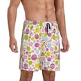 thumbnail image 2 of Wukai Easter Egg Men’s Short Pajama Pants With Pockets Soft Sleep Pj Shorts for Men-4X-Large, 2 of 6