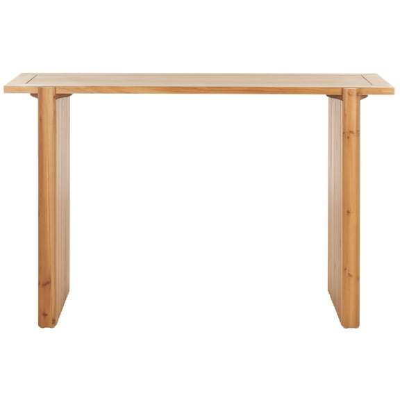 SAFAVIEH Buckley Contemporary Wood Console Table, Natural