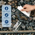 thumbnail image 3 of Hasoo Large 9' x 12' Blue Black Vintage Floral Area Rug for Living Room Washable Soft Indoor Floor Carpet Room Decor, 3 of 5