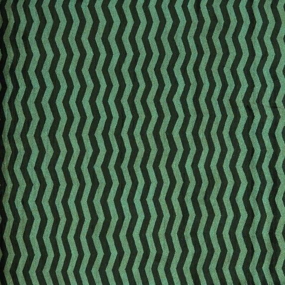 Ahgly Company Machine Washable Indoor Square Abstract Turquoise Blue Modern Area Rugs, 8' Square