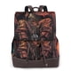 thumbnail image 1 of Balery Dark Skull King Throne Mochila de Cuero para Mujeres, Gran Capacidad, Bolsa de Viaje Multifuncional, Mochila de Cuero y Bolsa de Hombro para Mujeres, 1 of 4