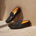thumbnail image 5 of New Spring Loafers for Men, Easy to Wear Slip-On Driving Shoes, Flat Casual Shoes with Non-Slip Features, Breathable And Comfortable, Versatile Single Shoes with a Non-Slip Rubber Sole, 5 of 9
