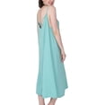 thumbnail image 4 of ShengRui Women's Nightgown Cami Cotton Sleepwear Plus Size Sleeveless Loungewear, 4 of 6