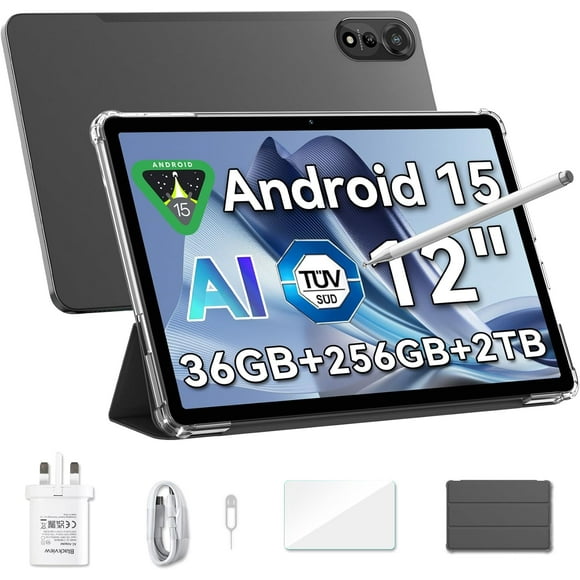 Tablet Blackview Mega2 de 16 GB + 256 GB, 9000 mAh, 12 pulgadas, Android 15