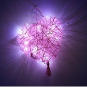 Creativity for Kids String Art Heart Light Kit | Create a Glowing Heart Lantern | DIY Craft for Kids (Ages 8+)