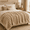Khaki, variant on Plush Throw Blanket, Corduroy-Inspired Polyester Layer for Reading Lounging Movie Nights and Bedroom Accent Beige 47.24 x 83 in