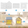 thumbnail image 3 of 4 x 3D House Silicone Molds-Transparent White, 3 of 6