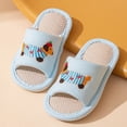 thumbnail image 4 of HCNTES Boys Girls Spring Summer Slides Soft Comfortable Slippers Non-Slip Water Shoes for Beach Pool Shower Dailywear(L01-Sky Blue,3), 4 of 6