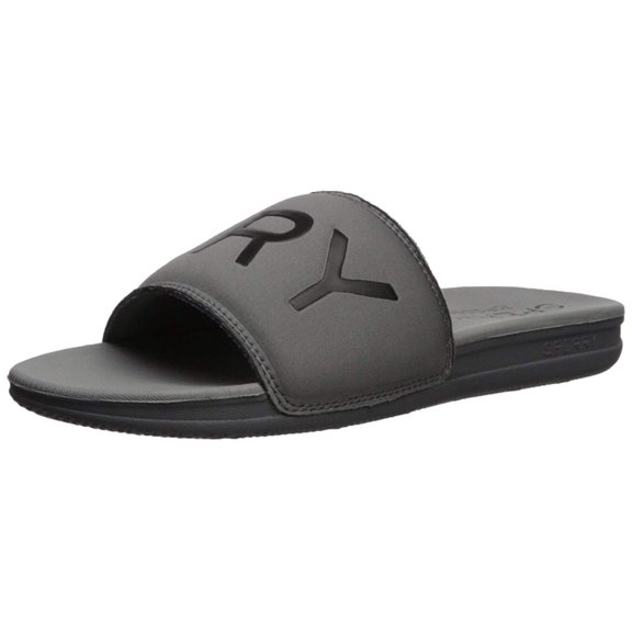 Sperry Top-Sider Men's Intrepid Slide Sandal, Grey, 13 Medium US