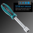 thumbnail image 4 of unbranded Nut Driver Metálico Con Perforado Y Mango De Goma Para Mayor Torque Y Agarre, 4 of 6