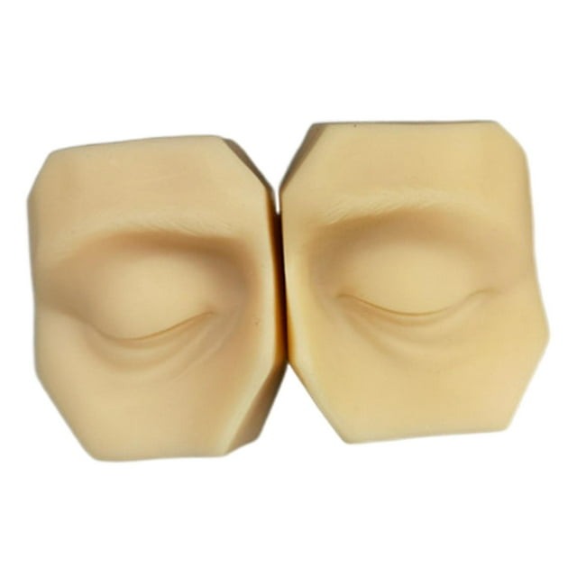 2 Uds Modelo de Ojos Suturarere de Piel Imitación Artificial Real para Practicar La Herramienta de Suturarere Dermatológica ( Práctica de Entrenamiento) S Hugo Almohadilla de práctica de cirugía