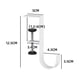thumbnail image 2 of Colgador de ladrillo resistente ajustable para medias de chimenea y guirnaldas - gancho de repisa de 0,6" a 2,4" - Sin taladro, sin tornillos, diseño de doble gancho, 2 of 5