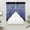 Blue, variant on Ombre Red Geometric Swag Curtains for Kitchen/Bedroom/Living Room, Modern Abstract Art Scalloped Curtains 63 Inch Long, Rod Pocket Window Swag Topper Curtains Valances 2 Panels Set 36"x63"