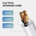 thumbnail image 3 of Cable de extensión EP de 3 m, 16 AWG, 3 clavijas, con conexión a tierra, blanco, 3 of 7