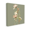 thumbnail image 4 of Stupell Industries Delicate Blooms on Green Botanical & Floral Painting Gallery Wrapped Canvas Art Print Wall Art, 24 x 24, 4 of 8