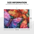 thumbnail image 2 of Honeii Colorful Butterfly Cluster Print Kitchen Drying Mat Coffee Bar Mat Hide Stain Coffee Maker Mat for Countertops Coffee Pot Dish Drying Mat, 2 of 7
