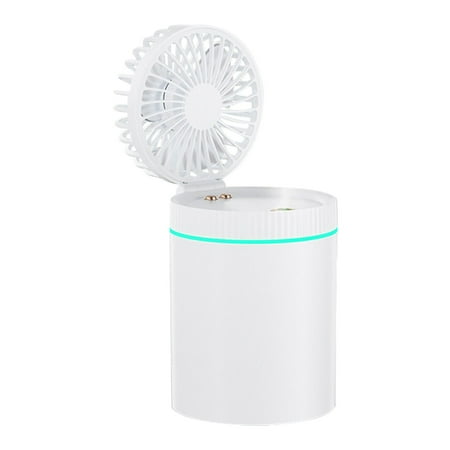 

Humidifier Fan | Small Cooling Misting Fan with 3 Speeds | USB Powered Air Conditioners for Personal Space Outdoors Office Room Home