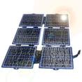 thumbnail image 2 of Solar De 30 Vatios Panel Solar Portátil IPX6 ETFE ETFE Monocristalino Cargador De Panel Solar Plegable Con DC / USB / Type-C Salida 2 Carabinador Para Tabletas De Teléfonos, 2 of 7