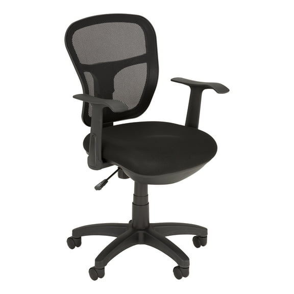 Norwood Commercial Furniture Office Task Chair Mesh Back & Seat Black