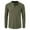 Green, variant on snilers Sweatshirts for Men Button Down Henley Pullover Solid Color Long Sleeve T-Shirt Slim Fit Fall Workout Casual Blouses