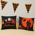 thumbnail image 3 of Wangscanis Pillow Cover, Halloween Cartoon Patterns Print Square Pillowcase, 3 of 6