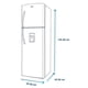 thumbnail image 5 of Refrigerador Automático 10 pies Mabe Top Mount con Despachador de Agua Mabe RMA250FYMRX1 Inox, 5 of 5