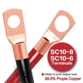 thumbnail image 3 of Cable Tuijodaix calibre 8 (15,24 m cada uno, rojo/negro), CCA, cobre, 3 of 7