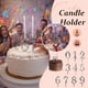 thumbnail image 5 of Advancent Soporte ajustable para velas con juego de candelabros digitales para tarta de cumpleaños que realza cualquier celebración o fecha del Kits de decoración para fiestas plata, 5 of 6