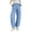 Blue, variant on Pants for Women Button High Waisted Grid Straight Wide Leg Palazzo Casual Comfy Trousers with Pockets