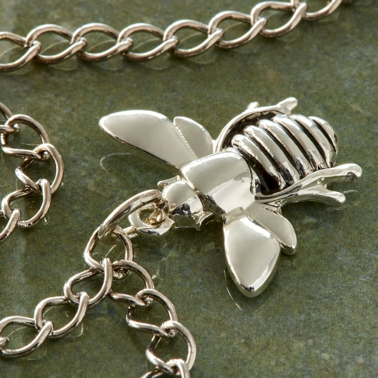 Antique Silver Bee Charms / Pendants (pack of 12)