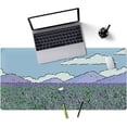 thumbnail image 4 of Cute Desk Mat Blue Lavender Large Mouse Pad XL Long Extended Cartoon Bear Mousepad Desktop Mat Laptop Keyboard Mouse Mat Desk Pad 31.5''''x15.7'''' for Office Work from Home, 4 of 6