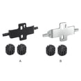 thumbnail image 2 of Xingzhi Rider Seat Bracket Adjustable Motorcycle Passenger Replacement for R1200GS LC 2013-2018 R1200GS ADV 2013-2018 R1200RT 2014-2019 Silver, 2 of 7