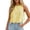 Yellow, variant on Lace Tank Tops for Women Lightweight Cute Floral Lace Crewneck Sleeveless Shirt Y2k Going out Tops Summer Outfits