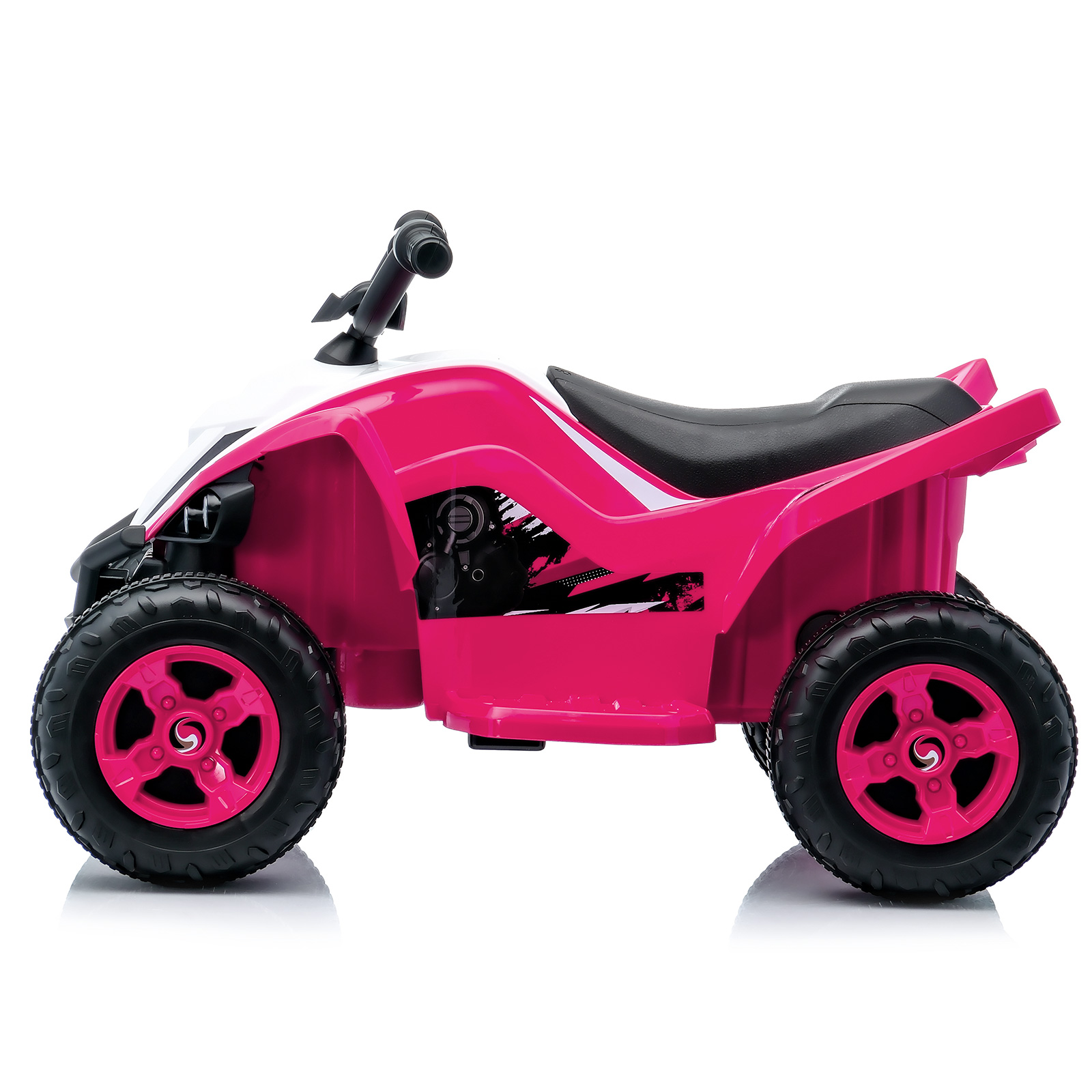 12 Volt 1 Seater All-Terrain Electric Ride On ATV Car Vehicles With Music Player, LED Headlight, Birthday Gift For Ages 3-6, Pink