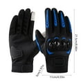 thumbnail image 2 of Motorcycle Gloves touch Screen Falling Protection Non Slip Men's Outdoor Riding Racing Full Finger Gloves, 2 of 7