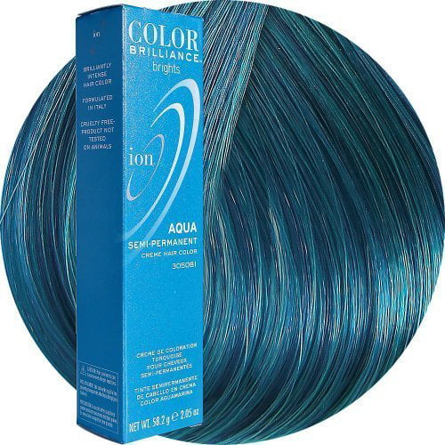 Ion Color Brilliance Brights Semi-Permanent Hair Color Aqua 