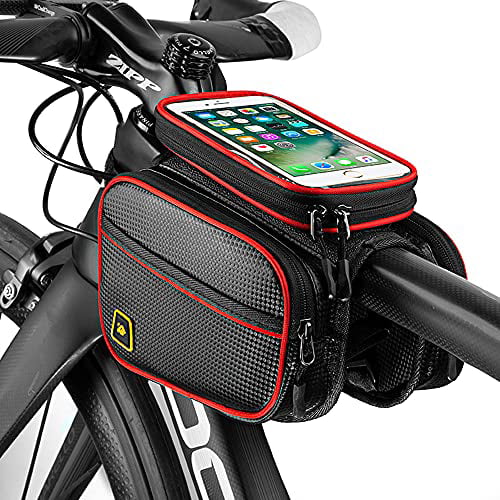Details about   Bike Bicycle Frame Front Tube Waterproof Pouch Bag Mobile Phone Storage Bag 