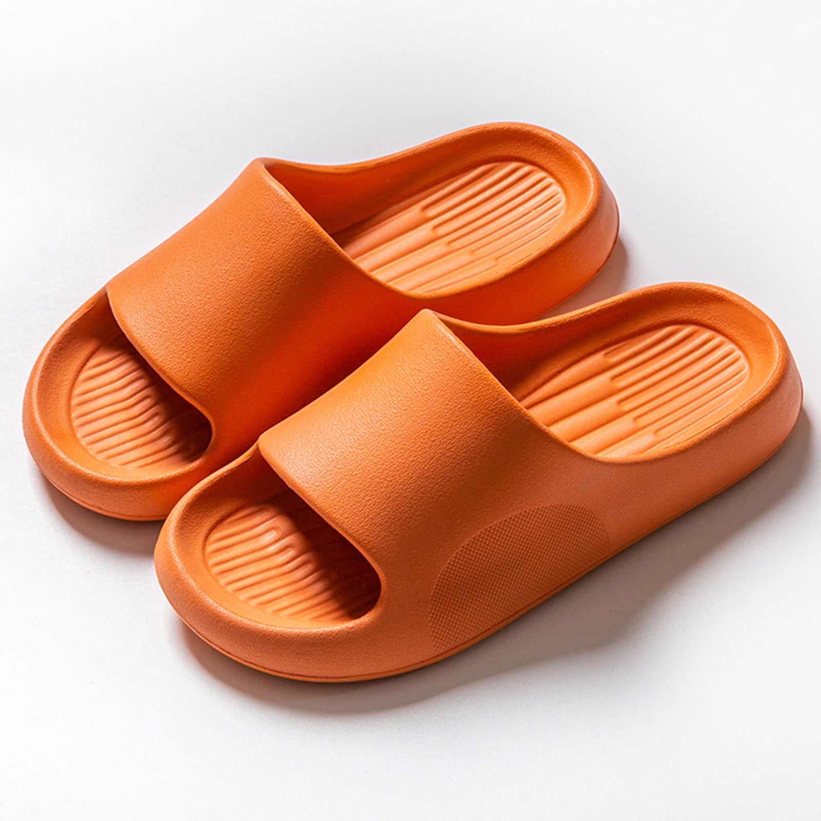 Pillow Slippers Cloud Slides Sandals,NonSlip Quick Drying Bathroom Shower Slippers Massage Home