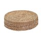 thumbnail image 1 of Natural Water Hyacinth Placemats Set of 8, Heat Resistan T Rattan Woven Mats for Outdoor Dining, 1 of 5