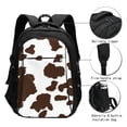 thumbnail image 3 of Balery Brown Cow Mochila con carga USB para hombre y mujer - Mochila impermeable y antirrobo para laptop con puerto USB para viajes, trabajo, 3 of 7