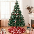 thumbnail image 7 of Christmas Tree Skirt 48 in,Reversible Double Sided Christmas Party Supplies for Home Tabletop Trees Holiday Decoration, 7 of 7