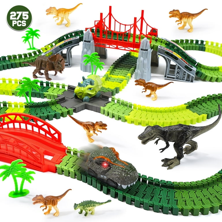 JoyStone 275-Piece Dinosaur Race Track Playset photo 4