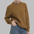 thumbnail image 2 of Giftesty Sweaters for Women Plus Size Women's Long Sleeved Loose Solid Color Round Neck Pullover Knitted Sweater, 2 of 3