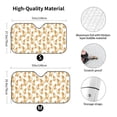 thumbnail image 5 of Yiaed Labrador Retriever Dog Print Car Windshield Sunshade Front Auto Car Front Window Sun Shade Foldable Sun Visor Shield Cover Auto Accessories for Sedan SUV Truck-Small, 5 of 5