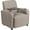 Gray, variant on Flash Furniture George LeatherSoft Guest Chair with Tablet Arm, Cup Holder, and Casters, Black