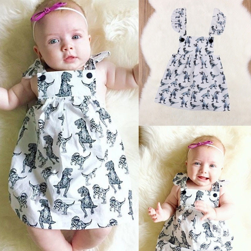 dinosaur dress for baby girl