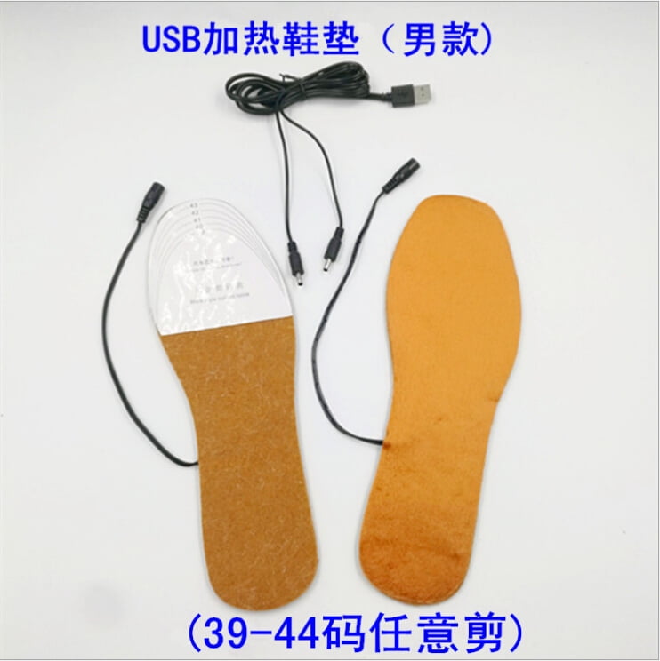 Electric Heated Shoe Insoles Foot Warmer Heater Feet Battery Warm Socks Ski Boot
